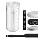 Maxbell Sourdough Starter Kit Tool Glass Measuring Cup for Coffee Kitchen Bakery 1000ml