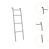 Maxbell Metal Blanket Ladder Organizer 4 Tier for Living Room Blankets Throw Blanket