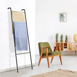 Maxbell Metal Blanket Ladder Organizer 4 Tier for Living Room Blankets Throw Blanket