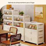 Maxbell 5 Tier Plastic Storage Bins Stackable Storage Bins for Home Bedroom Toy Room