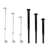 Maxbell Desk Leg DIY Metal Support Office Height Adjustable for Tabletop Chair Sofa XS