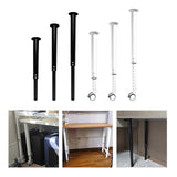 Maxbell Desk Leg DIY Metal Support Office Height Adjustable for Tabletop Chair Sofa XS