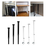 Maxbell Desk Leg DIY Metal Support Office Height Adjustable for Tabletop Chair Sofa XS