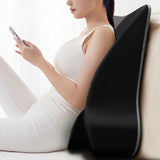 Maxbell Face Down Pillow Versatile Back Support for Watching Movies Reading Relaxing Gray