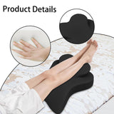 Maxbell Face Down Pillow Versatile Back Support for Watching Movies Reading Relaxing Dark Gray