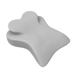 Maxbell Face Down Pillow Versatile Back Support for Watching Movies Reading Relaxing Light Gray