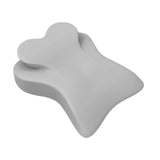 Maxbell Face Down Pillow Versatile Back Support for Watching Movies Reading Relaxing Light Gray