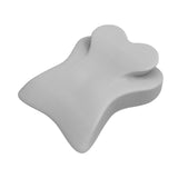 Maxbell Face Down Pillow Versatile Back Support for Watching Movies Reading Relaxing Light Gray