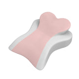 Maxbell Face Down Pillow Versatile Back Support for Watching Movies Reading Relaxing Pink