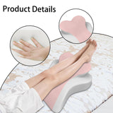 Maxbell Face Down Pillow Versatile Back Support for Watching Movies Reading Relaxing Pink