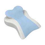 Maxbell Face Down Pillow Versatile Back Support for Watching Movies Reading Relaxing Blue