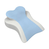 Maxbell Face Down Pillow Versatile Back Support for Watching Movies Reading Relaxing Blue