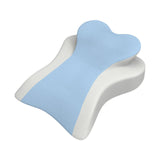 Maxbell Face Down Pillow Versatile Back Support for Watching Movies Reading Relaxing Blue