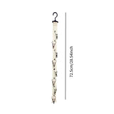 Maxbell Doll Hanging Organizer Premium Easy Hanging for Office Living Room over Door White
