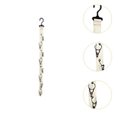 Maxbell Doll Hanging Organizer Premium Easy Hanging for Office Living Room over Door White