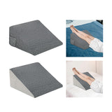 Maxbell Wedge Pillow Headboard Incline Pillow Bed Wedge Pillow for Gifts for Mom Bed gray