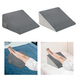Maxbell Wedge Pillow Headboard Incline Pillow Bed Wedge Pillow for Gifts for Mom Bed gray