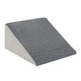 Maxbell Wedge Pillow Headboard Incline Pillow Bed Wedge Pillow for Gifts for Mom Bed gray white