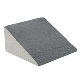Maxbell Wedge Pillow Headboard Incline Pillow Bed Wedge Pillow for Gifts for Mom Bed gray white
