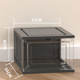 Maxbell Shoe Storage Box Stackable Sturdy Shoe Organizer for Closet Families Sneakers
