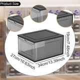 Maxbell Shoe Storage Box Stackable Sturdy Shoe Organizer for Closet Families Sneakers