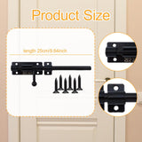 Maxbell Barrel Bolt Door Latch Portable Door Lock for Outdoor Fence Home Inside Door 10 in