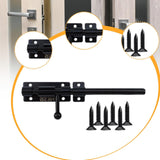 Maxbell Barrel Bolt Door Latch Portable Door Lock for Outdoor Fence Home Inside Door 10 in