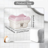Maxbell Paper Towel Dispenser Wall Mount Tissue Holder for Office Kitchen Restaurant Pink
