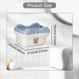 Maxbell Paper Towel Dispenser Wall Mount Tissue Holder for Office Kitchen Restaurant blue