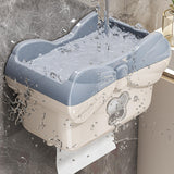 Maxbell Paper Towel Dispenser Wall Mount Tissue Holder for Office Kitchen Restaurant blue