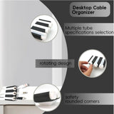 Maxbell Cord Management Wire Organizer Cable Clip for Car Fastening Cords Wires Dorm