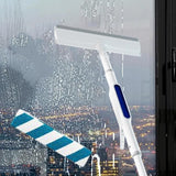 Maxbell Double Sided Window Cleaner Window Squeegee for Shower Indoor Outdoor Mirror 1 removal cloth