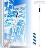 Maxbell Double Sided Window Cleaner Window Squeegee for Shower Indoor Outdoor Mirror 1 removal cloth