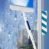Maxbell Double Sided Window Cleaner Window Squeegee for Shower Indoor Outdoor Mirror 1 removal cloth
