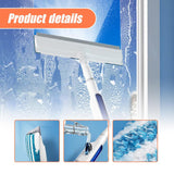 Maxbell Double Sided Window Cleaner Modern 3 in 1 for Shower Indoor Outdoor Bathroom 3 removal cloths
