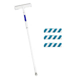 Maxbell Double Sided Window Cleaner Modern 3 in 1 for Shower Indoor Outdoor Bathroom 3 removal cloths