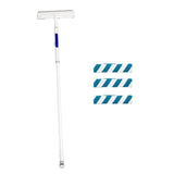 Maxbell Double Sided Window Cleaner Modern 3 in 1 for Shower Indoor Outdoor Bathroom 3 removal cloths