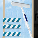 Maxbell Double Sided Window Cleaner Modern 3 in 1 for Shower Indoor Outdoor Bathroom 3 removal cloths