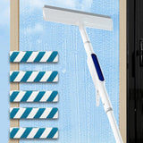 Maxbell Double Sided Window Cleaner Modern 3 in 1 for Shower Indoor Outdoor Bathroom 5 removal cloths