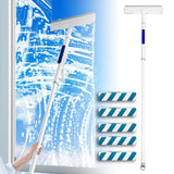 Maxbell Double Sided Window Cleaner Modern 3 in 1 for Shower Indoor Outdoor Bathroom 5 removal cloths