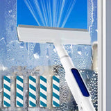 Maxbell Double Sided Window Cleaner Modern 3 in 1 for Shower Indoor Outdoor Bathroom 5 removal cloths