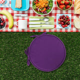 Maxbell Chair Cushion Anti Slip Floor Pouf Seat Pad for Household Office Sofa Purple