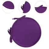 Maxbell Chair Cushion Anti Slip Floor Pouf Seat Pad for Household Office Sofa Purple