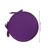 Maxbell Chair Cushion Anti Slip Floor Pouf Seat Pad for Household Office Sofa Purple