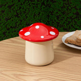 Maxbell Butter Crock Counter French Style with Lid Fashion Ceramic Storage Container Large Dot