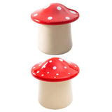 Maxbell Butter Crock Counter French Style with Lid Fashion Ceramic Storage Container Large Dot