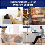 Maxbell Memory Foam Under Leg Support Improved Posture Waist Support for Office Sofa Grey