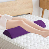 Maxbell Memory Foam Under Leg Support Improved Posture Waist Support for Office Sofa Purple