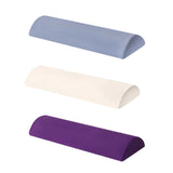 Maxbell Memory Foam Leg Support Pillow Washable Low Back Cushion for Worker Airplane Grey