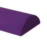 Maxbell Memory Foam Leg Support Pillow Washable Low Back Cushion for Worker Airplane Purple